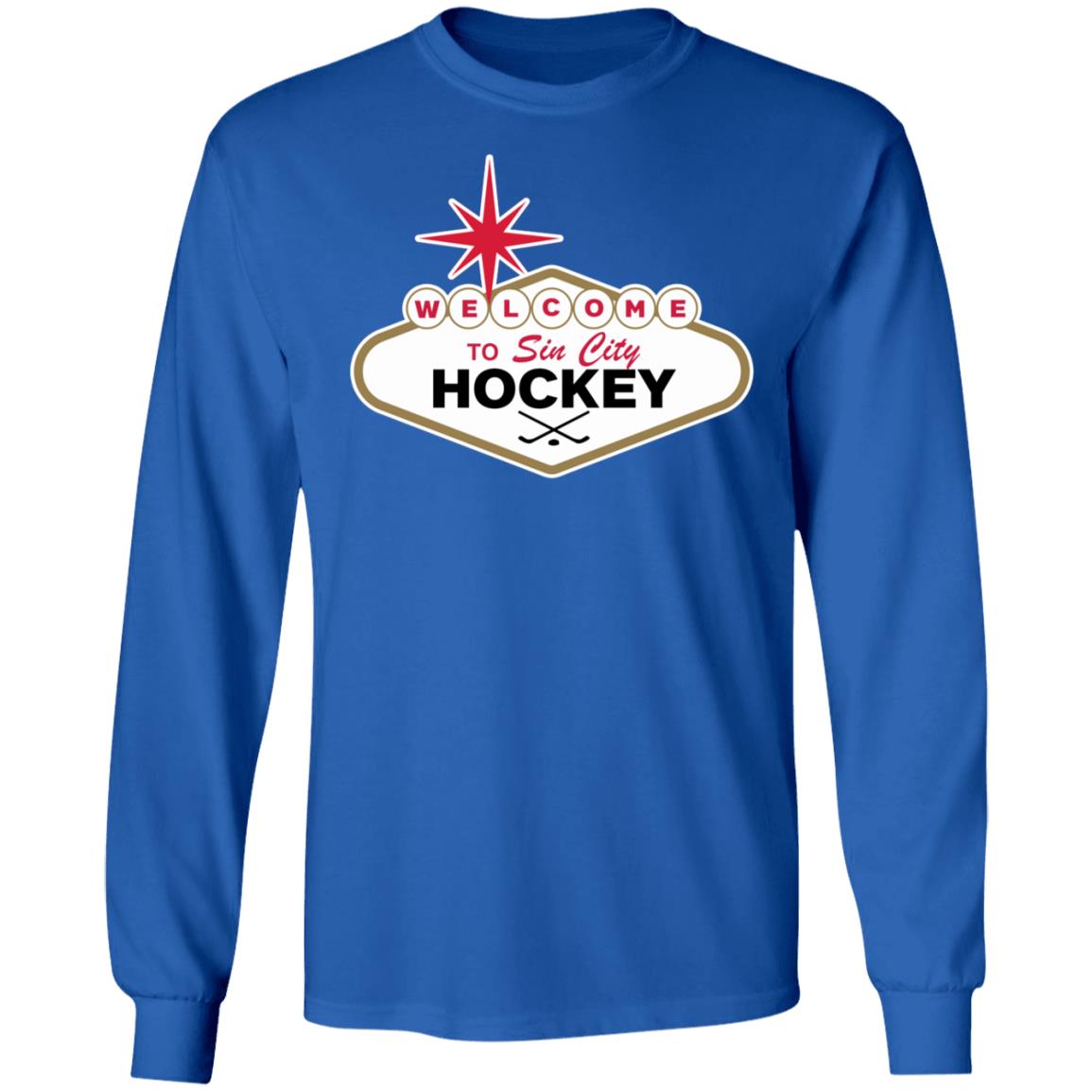 Welcome To Sin City Hockey Shirt Barstool Spittin Chiclets Welcome To Sin City Hockey Shirt Hoodie Sweatshirt - Teechipus