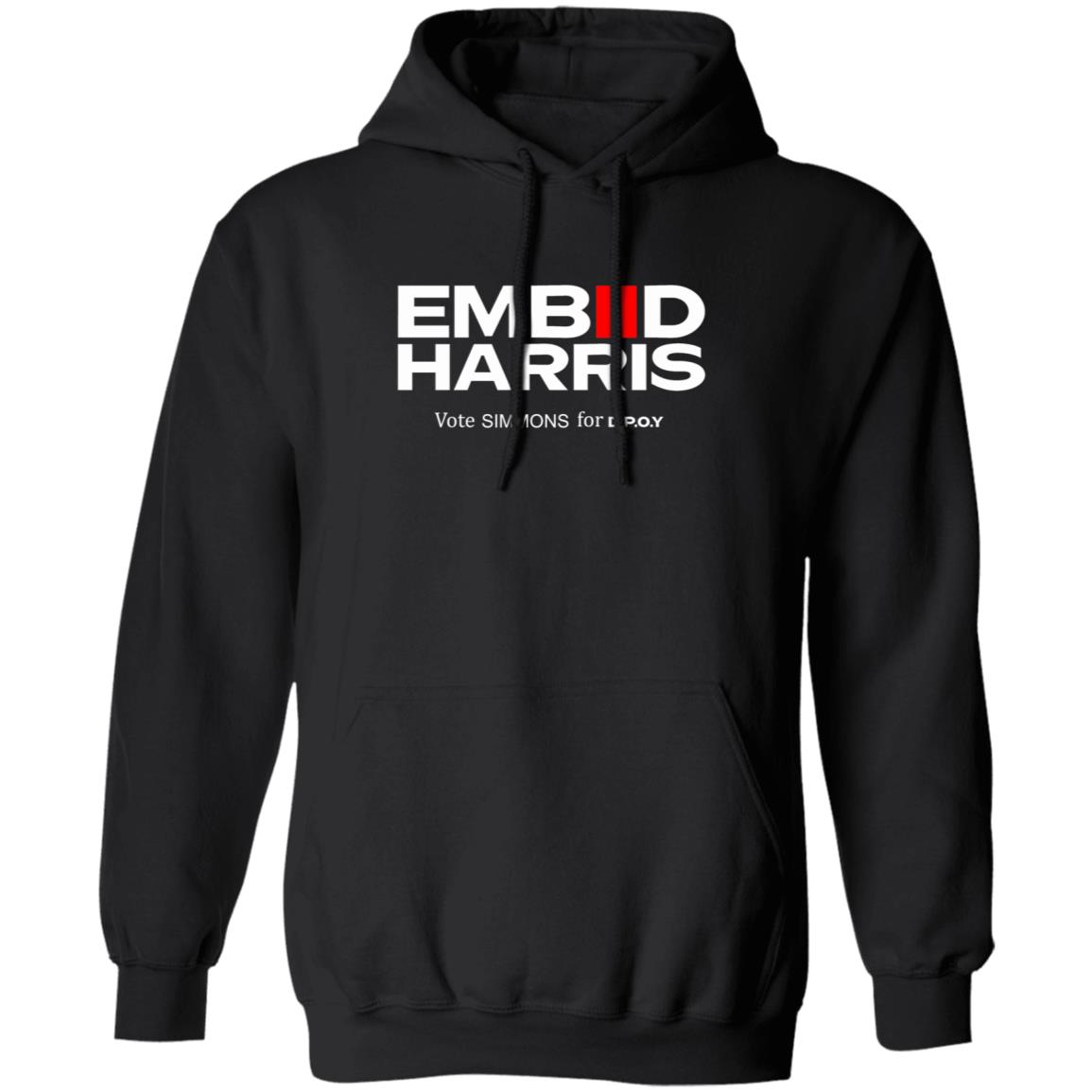 Embiid Harris Shirt Spotted In Kensington Embiid Harris Vote Simmons For D.P.O.Y. Shirt Hoodie Sweatshirt - Teechipus