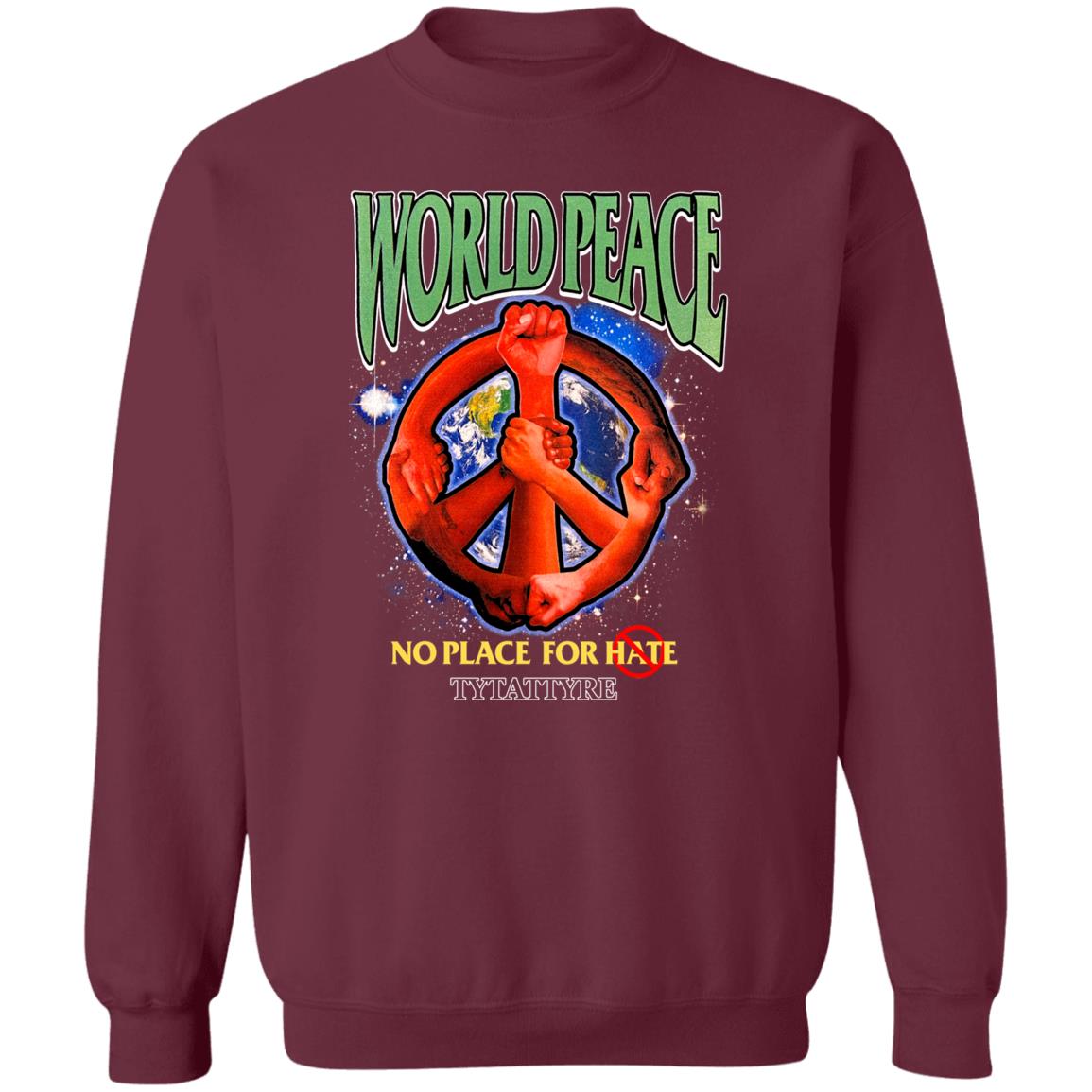 World Peace T-Shirt But 2 Lakers Players Wore My New Tytattyre Store World Peace No Place For Hate Shirt Hoodie Sweatshirt - Teechipus