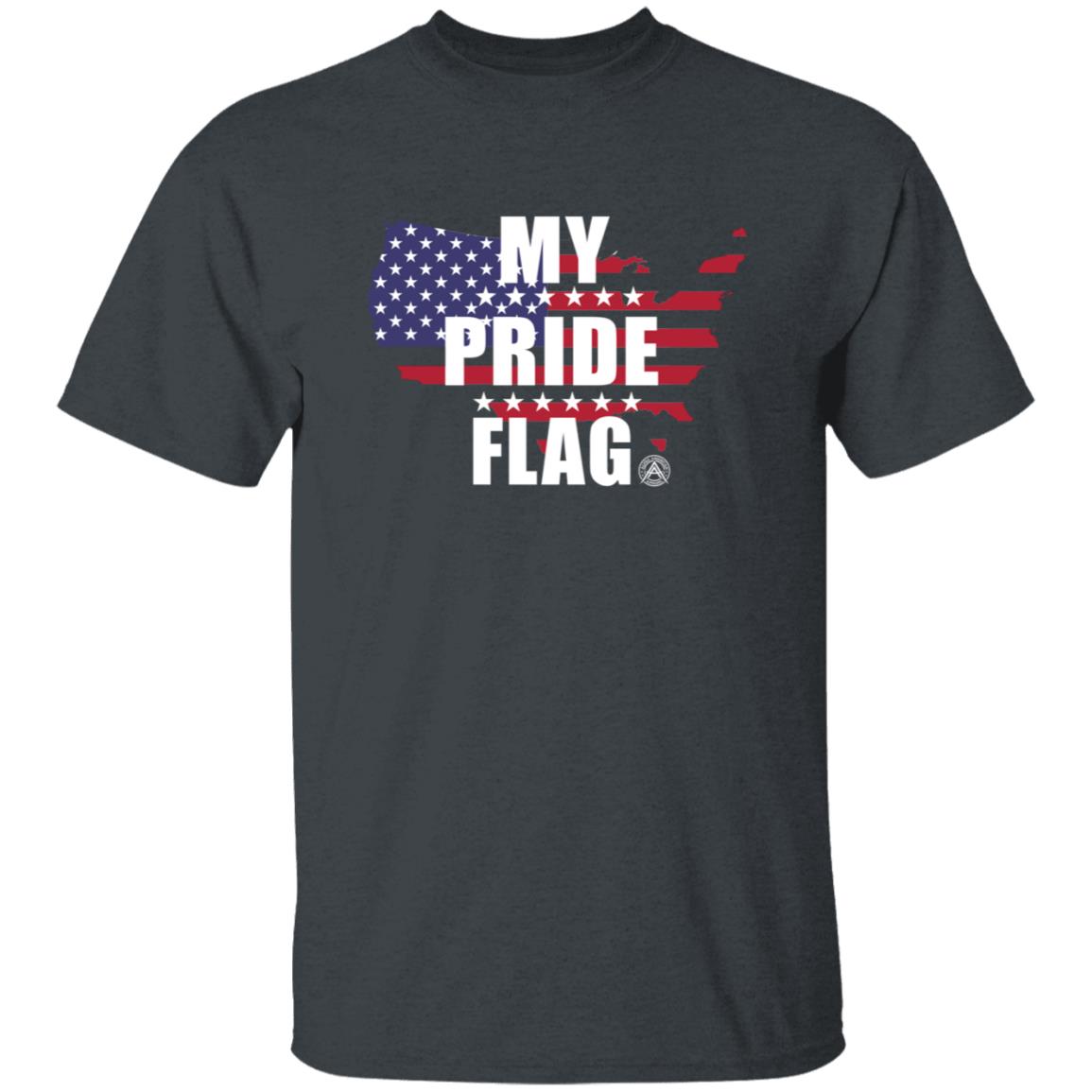 My Pride Flag shirt Alpha American Merch Aubrey Huff My Pride My Flag Shirt - Teechipus