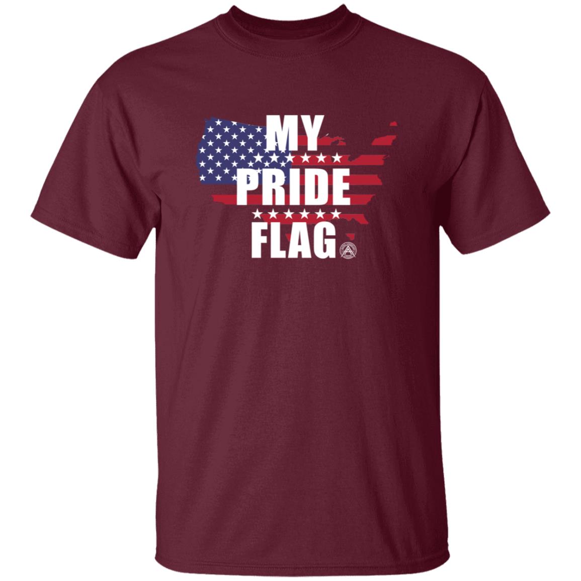 My Pride Flag shirt Alpha American Merch Aubrey Huff My Pride My Flag Shirt - Teechipus