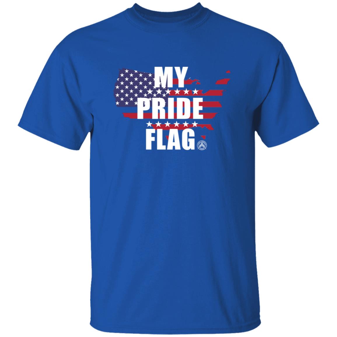 My Pride Flag shirt Alpha American Merch Aubrey Huff My Pride My Flag Shirt - Teechipus