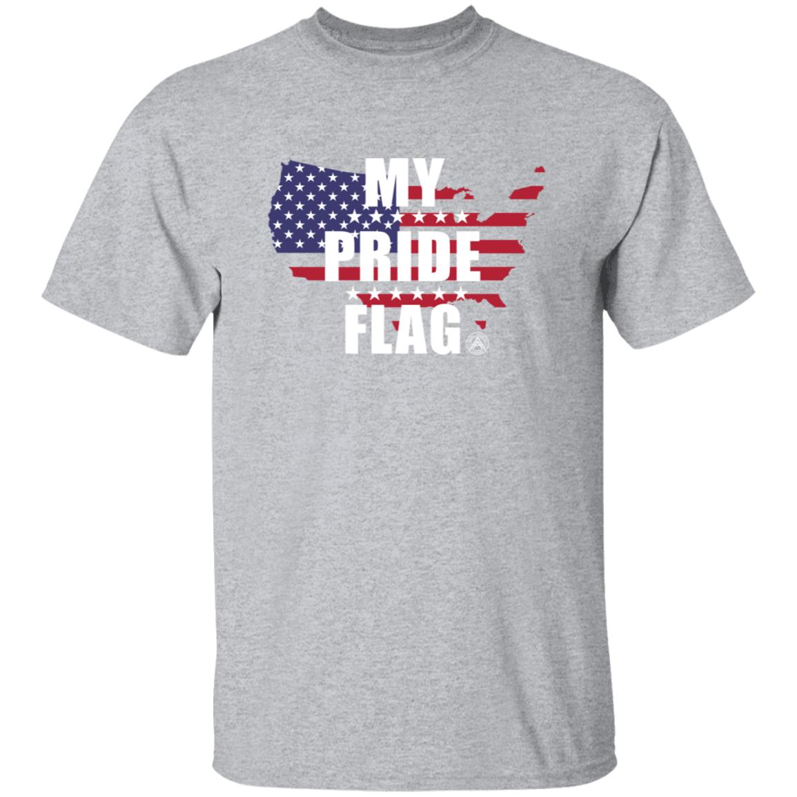 My Pride Flag shirt Alpha American Merch Aubrey Huff My Pride My Flag Shirt - Teechipus