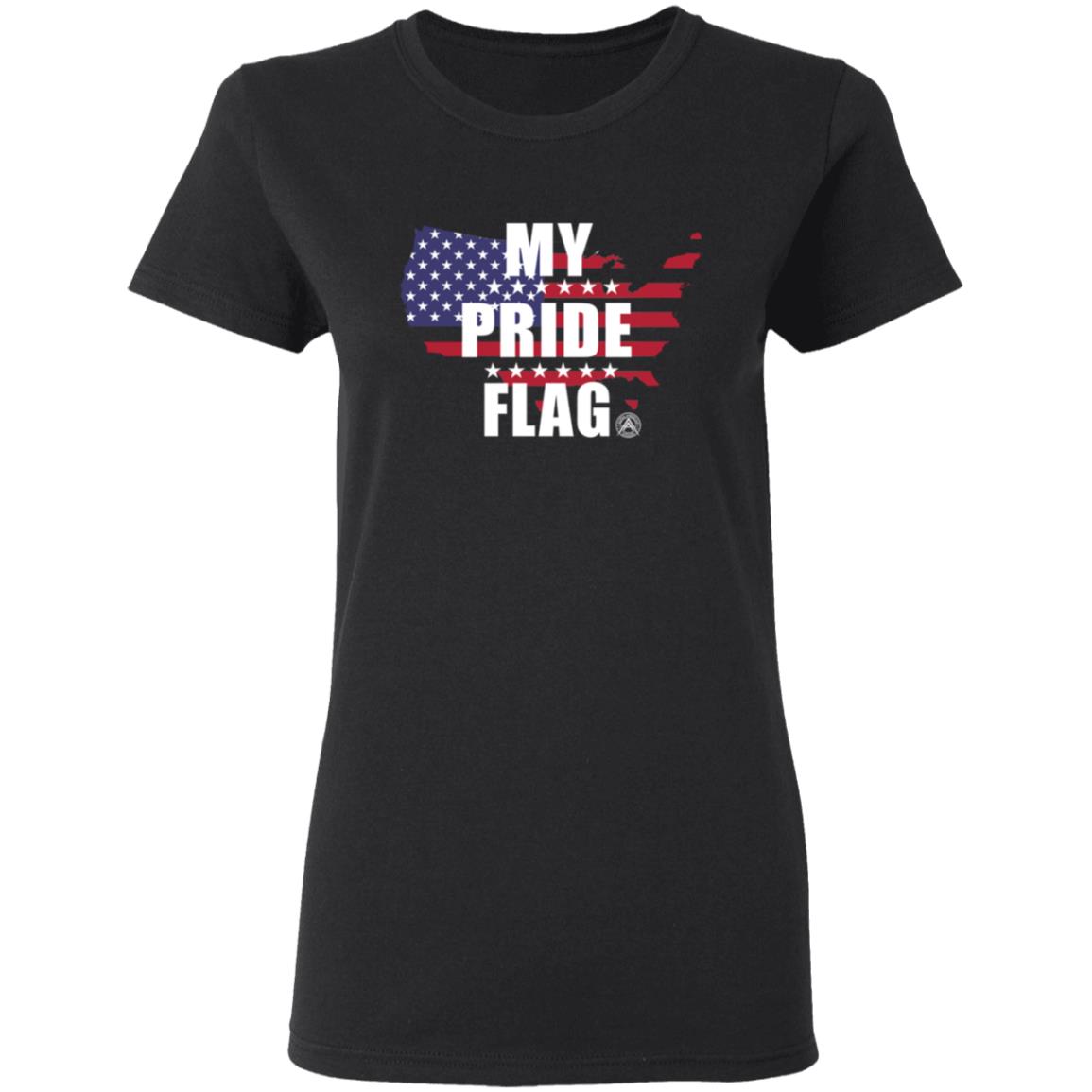 My Pride Flag shirt Alpha American Merch Aubrey Huff My Pride My Flag Shirt - Teechipus