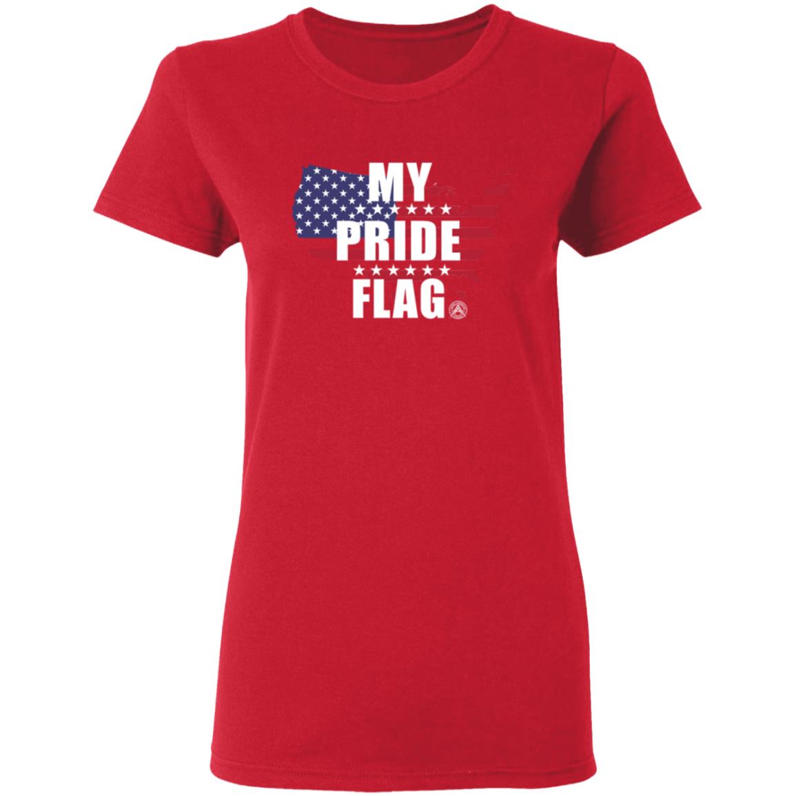 My Pride Flag shirt Alpha American Merch Aubrey Huff My Pride My Flag Shirt - Teechipus