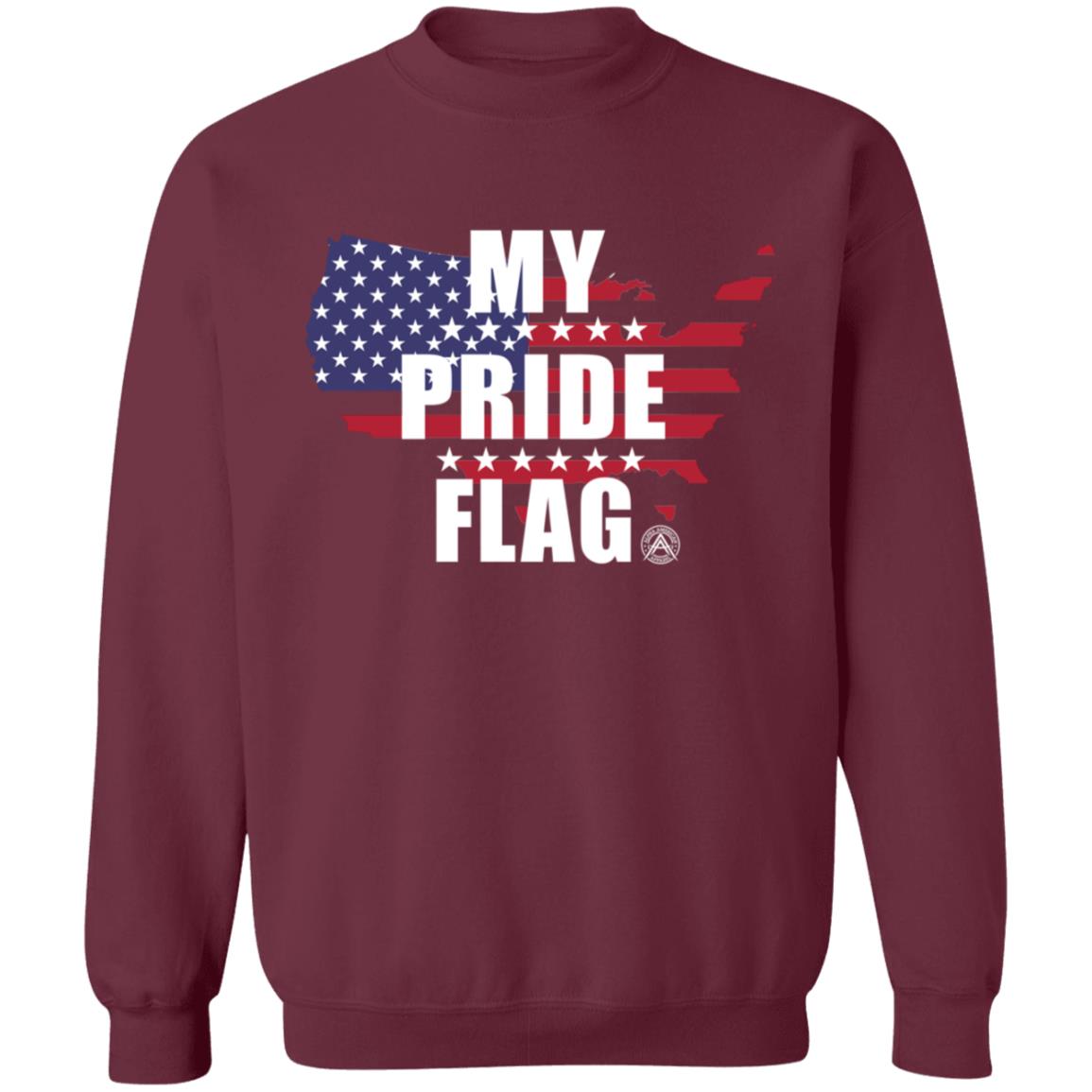 My Pride Flag shirt Alpha American Merch Aubrey Huff My Pride My Flag Shirt - Teechipus