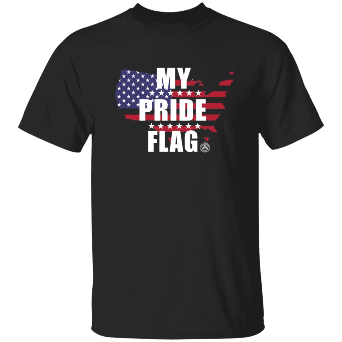 My Pride Flag shirt Alpha American Merch Aubrey Huff My Pride My Flag Shirt - Teechipus