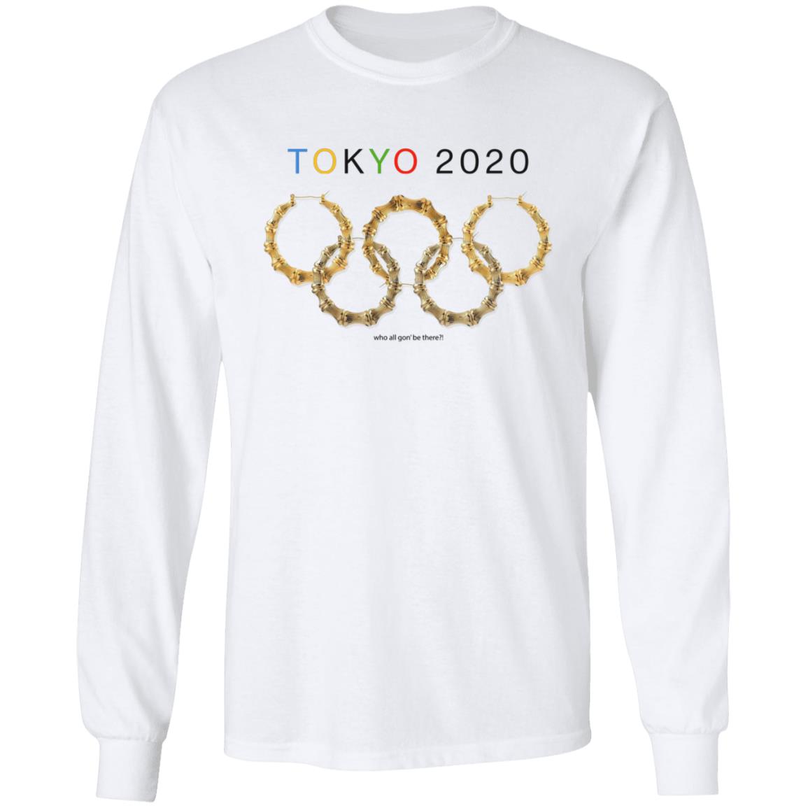 Tokyo 2020 Who All Gon Be There Shirt Caroline Jhingory Tokyo 2020 Shirt Hoodie Sweatshirt - Teechipus