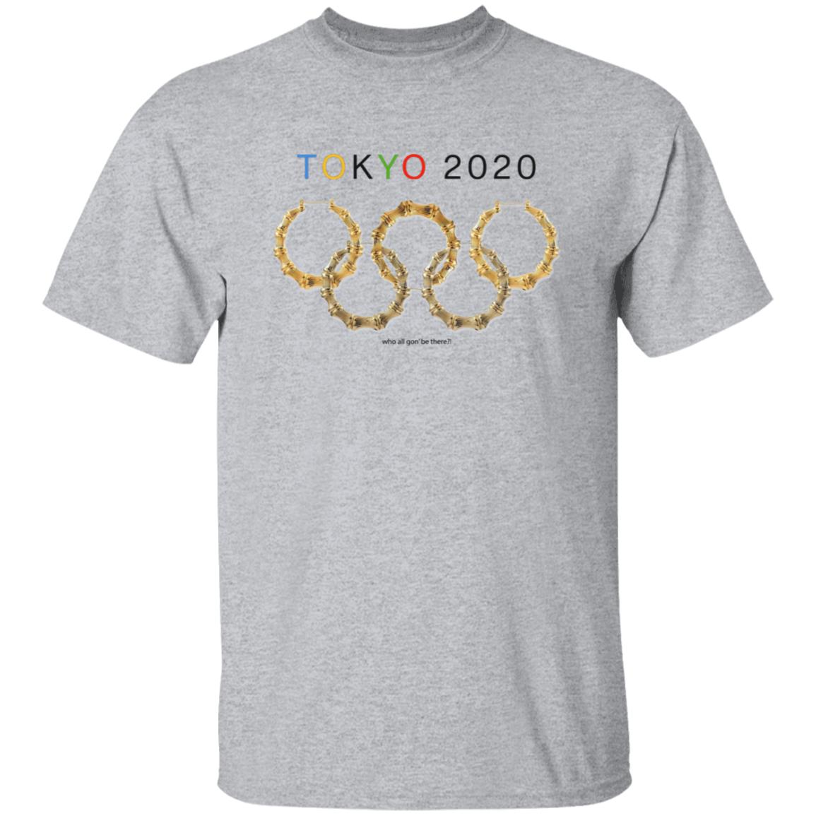 Tokyo 2020 Who All Gon Be There Shirt Caroline Jhingory Tokyo 2020 Shirt Hoodie Sweatshirt - Teechipus