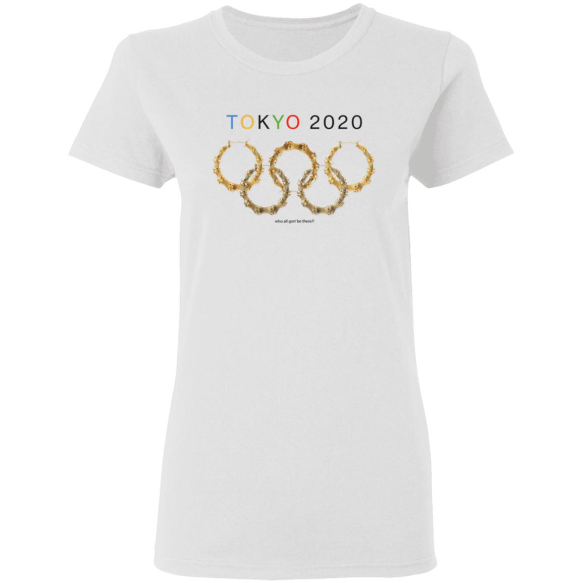 Tokyo 2020 Who All Gon Be There Shirt Caroline Jhingory Tokyo 2020 Shirt Hoodie Sweatshirt - Teechipus