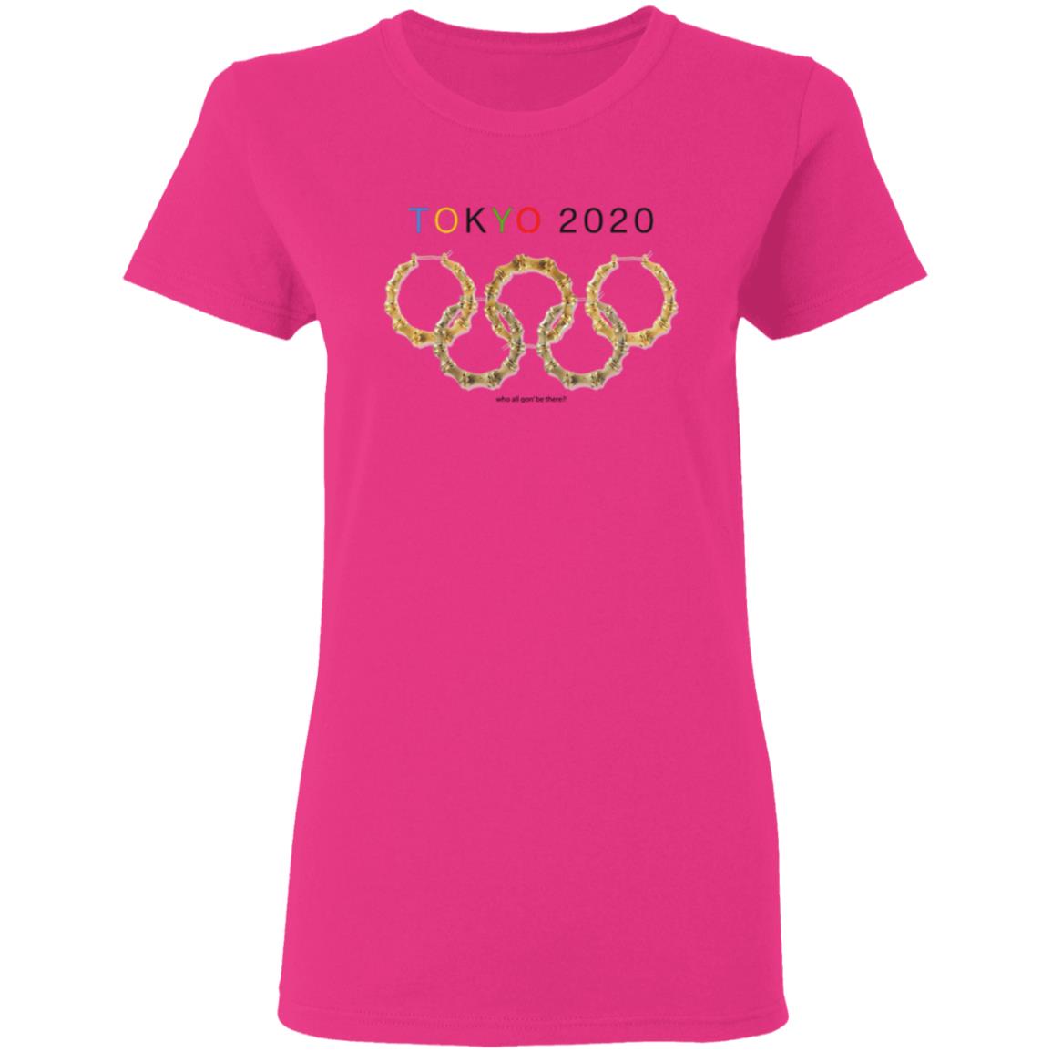 Tokyo 2020 Who All Gon Be There Shirt Caroline Jhingory Tokyo 2020 Shirt Hoodie Sweatshirt - Teechipus
