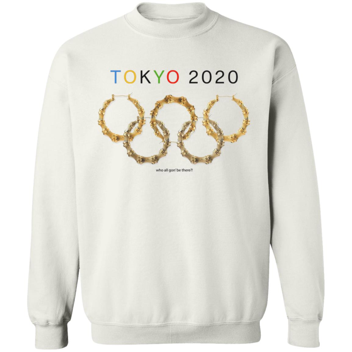 Tokyo 2020 Who All Gon Be There Shirt Caroline Jhingory Tokyo 2020 Shirt Hoodie Sweatshirt - Teechipus