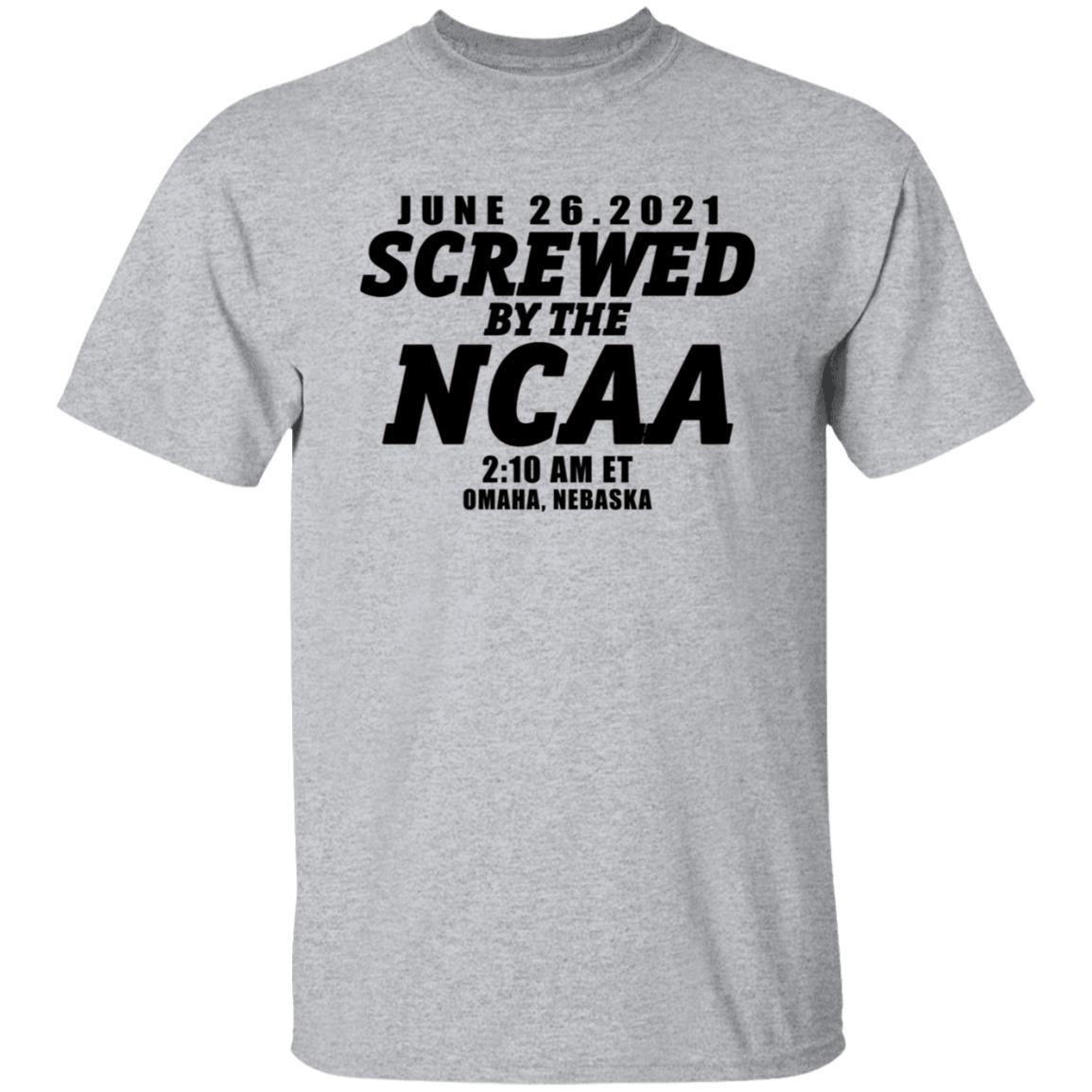 Screwed By The Ncaa T Shirt Justin Rhew Back The Pack Shirt Support The Pack T Shirt Hoodie Sweatshirt - Teechipus