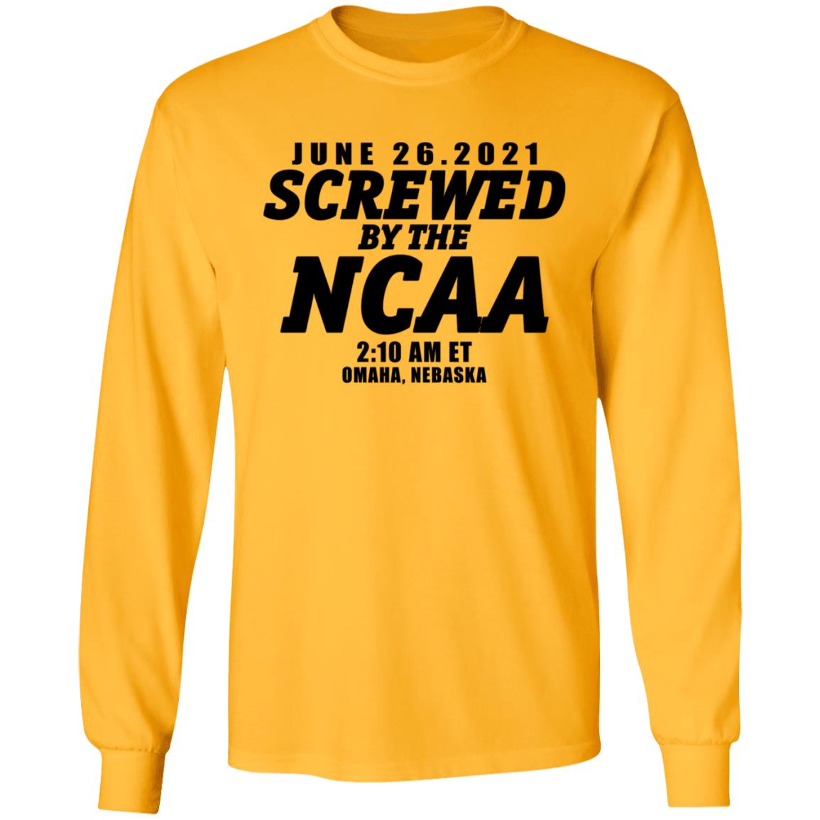 Screwed By The Ncaa T Shirt Justin Rhew Back The Pack Shirt Support The Pack T Shirt Hoodie Sweatshirt - Teechipus