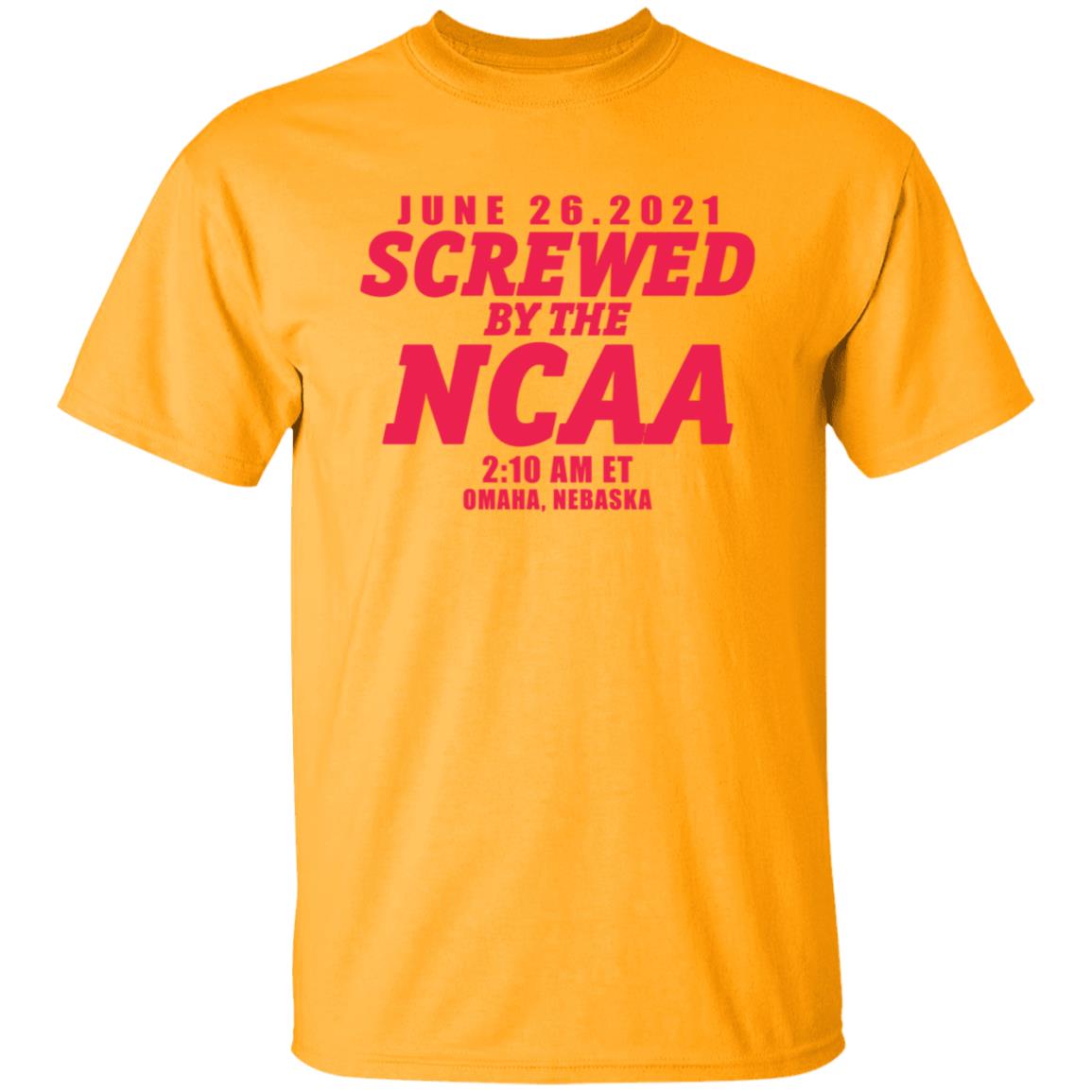 Screwed By The Ncaa T Shirt Justin Rhew Back The Pack Shirt Support The Pack T Shirt Hoodie Sweatshirt - Teechipus