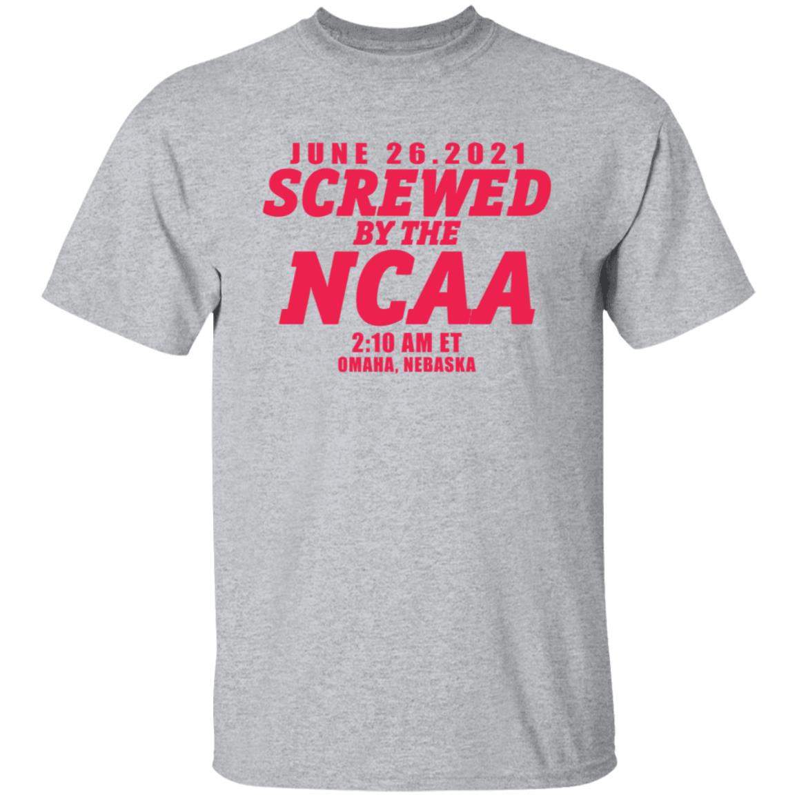Screwed By The Ncaa T Shirt Justin Rhew Back The Pack Shirt Support The Pack T Shirt Hoodie Sweatshirt - Teechipus