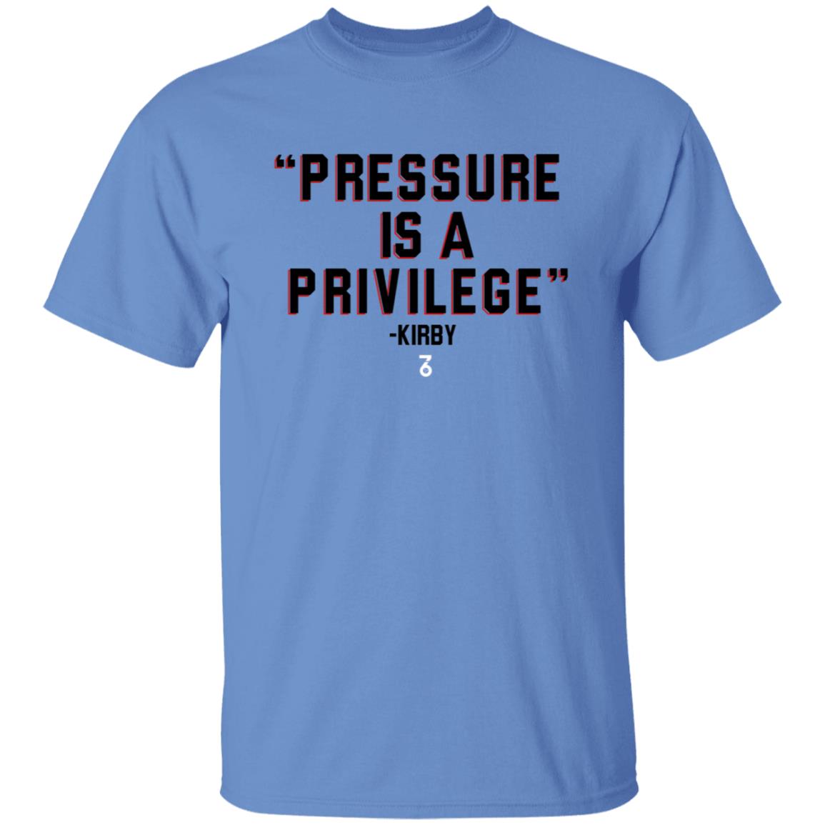 Pressure Is A Privilege Shirt Shop The Seven Six Coach Kirby Smart Pressure Is A Privilege Shirt Hoodie Sweatshirt - Teechipus