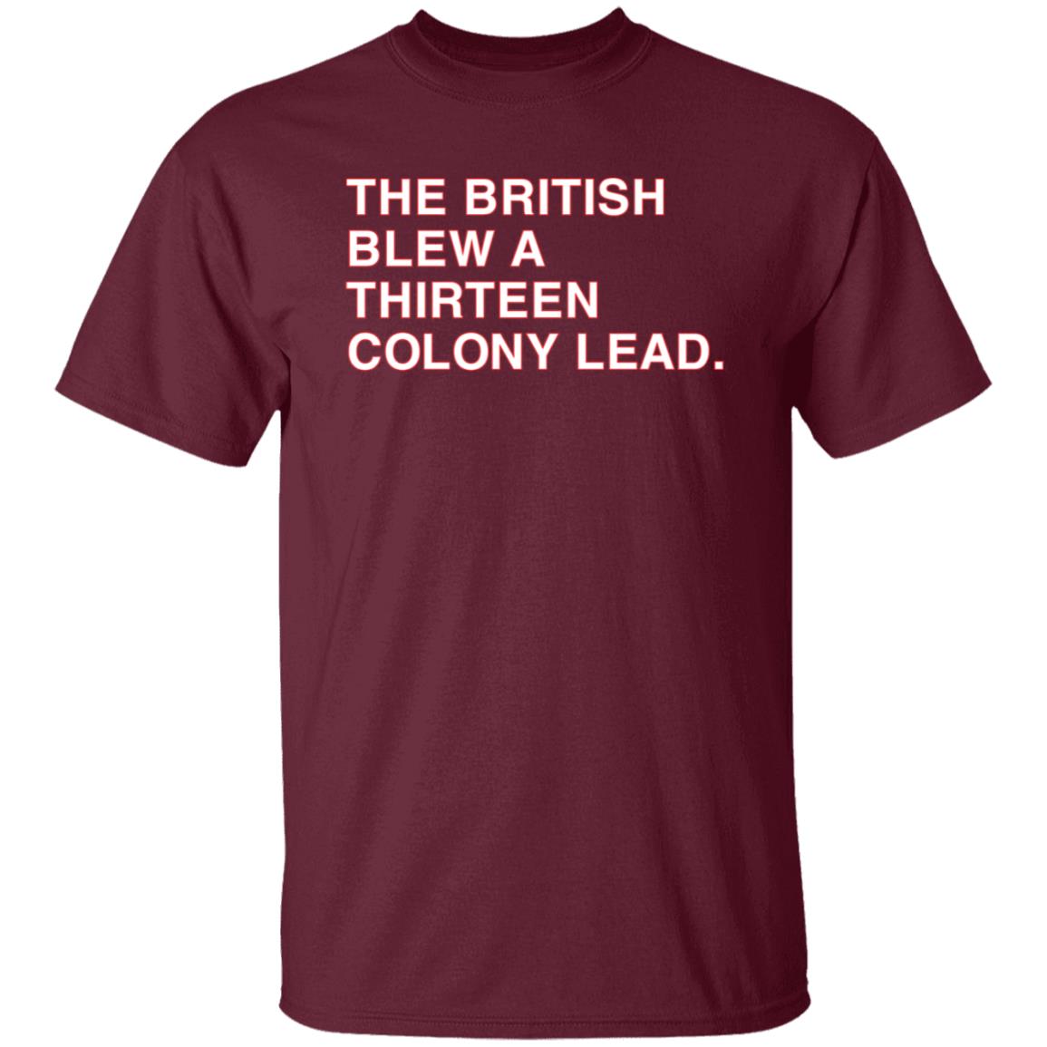 The British Blew A Thirteen Colony Lead Shirt Obvious Shirts Mark Walton The British Blew A Thirteen Colony Lead Shirt Hoodie Sweatshirt - Teechipus