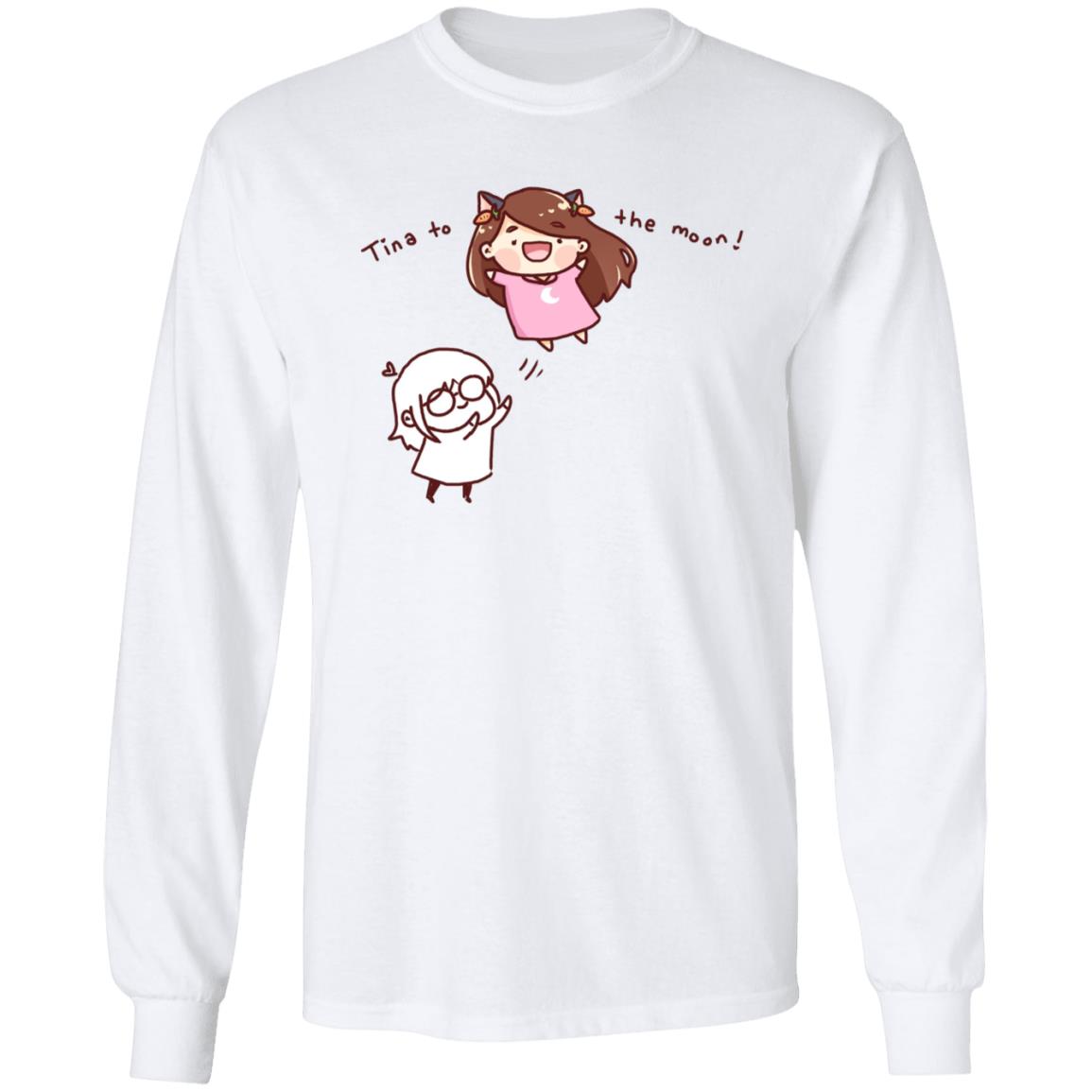 Tina To The Moon Shirt Lily Tina To The Moon Shirt Tina Kitten Tina To The Moon Shirt Hoodie Sweatshirt - Teechipus