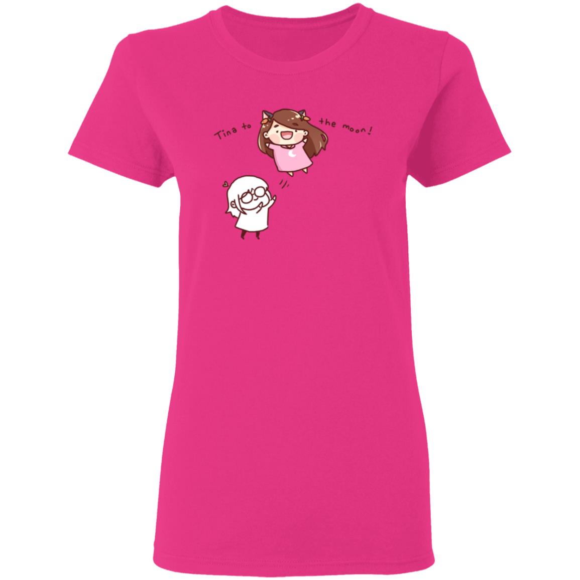 Tina To The Moon Shirt Lily Tina To The Moon Shirt Tina Kitten Tina To The Moon Shirt Hoodie Sweatshirt - Teechipus