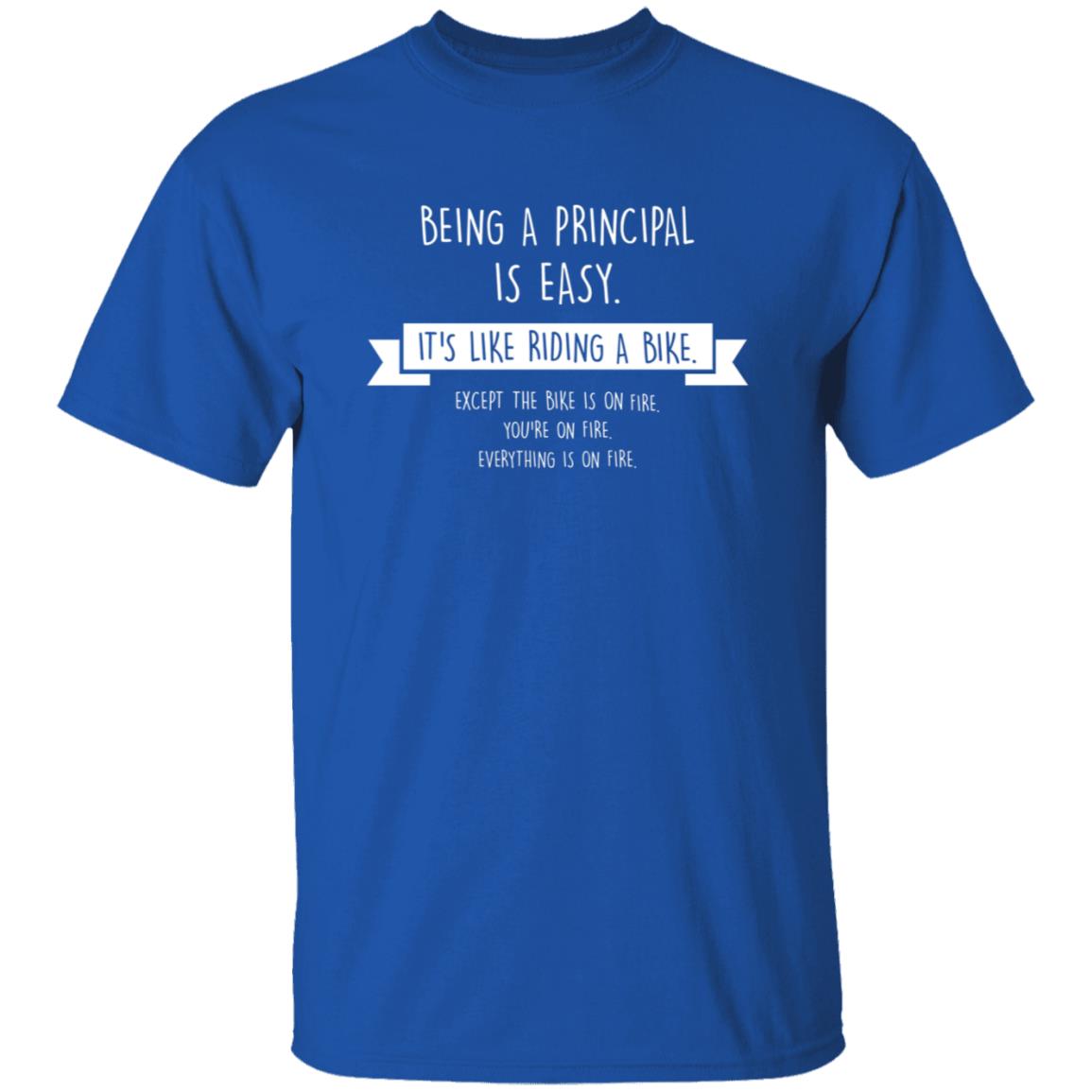 Being A Principal Is Easy It's Like Riding A Bike Shirt Hoodie Sweatshirt - Teechipus