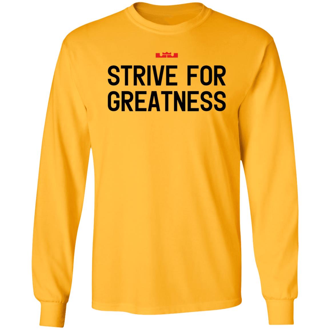 James Strive For Greatness Shirt Rashad Phillips Strive For Greatness Shirt - Teechipus