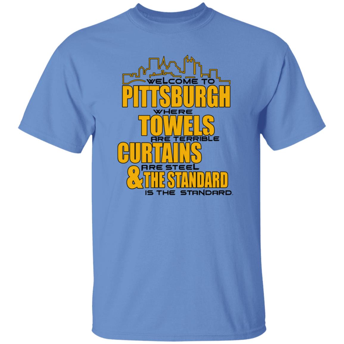 Welcome To Pittsburgh Shirt Dc4l Merch Shirt Pittsburgh Towels Curtains & The Standard Shirt Hoodie Sweatshirt - Teechipus