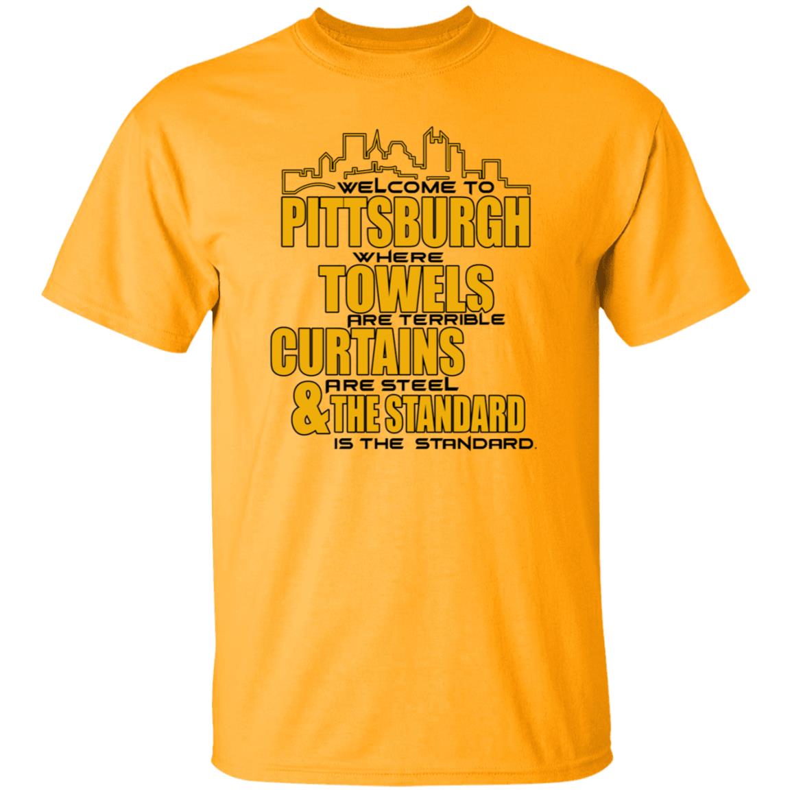 Welcome To Pittsburgh Shirt Dc4l Merch Shirt Pittsburgh Towels Curtains & The Standard Shirt Hoodie Sweatshirt - Teechipus