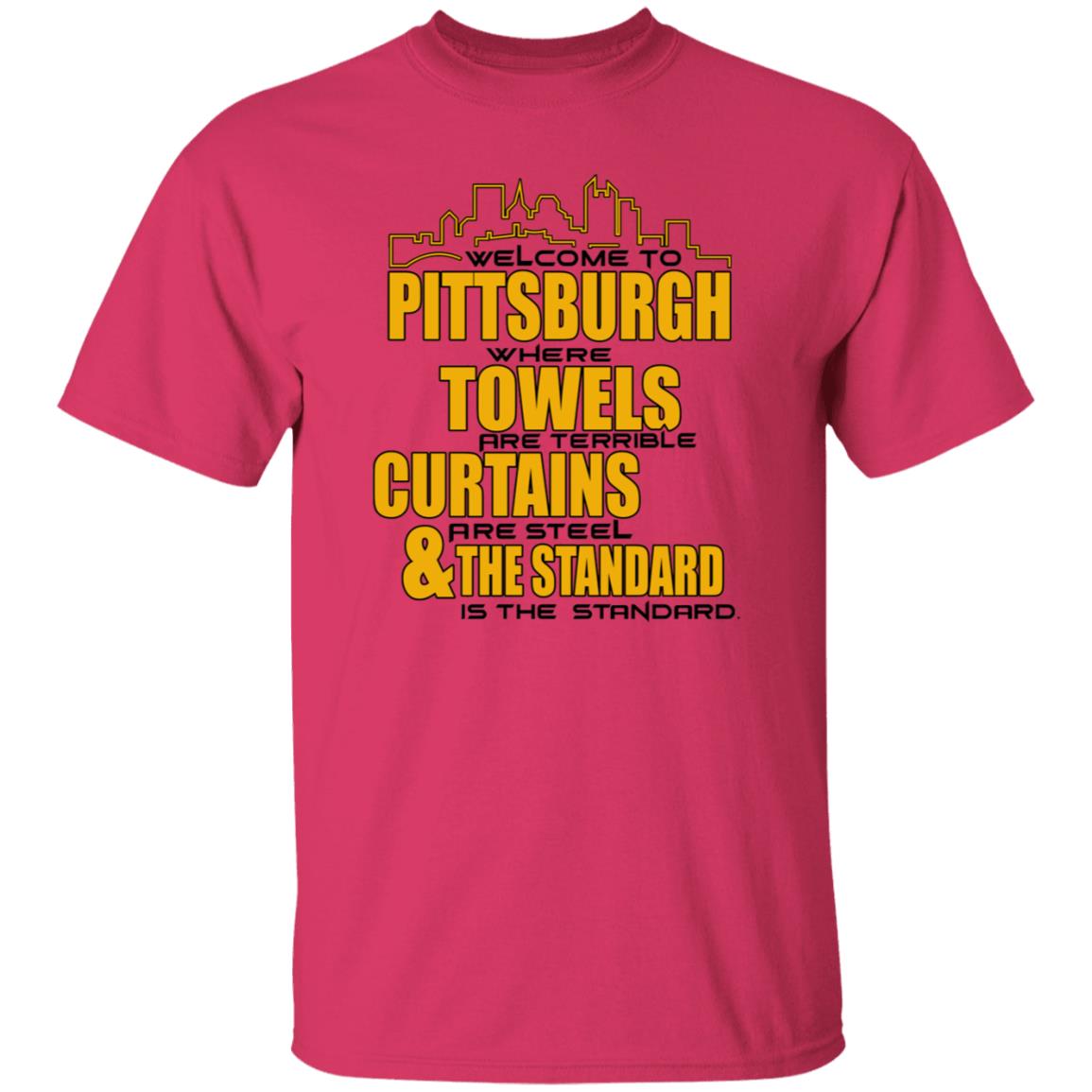 Welcome To Pittsburgh Shirt Dc4l Merch Shirt Pittsburgh Towels Curtains & The Standard Shirt Hoodie Sweatshirt - Teechipus