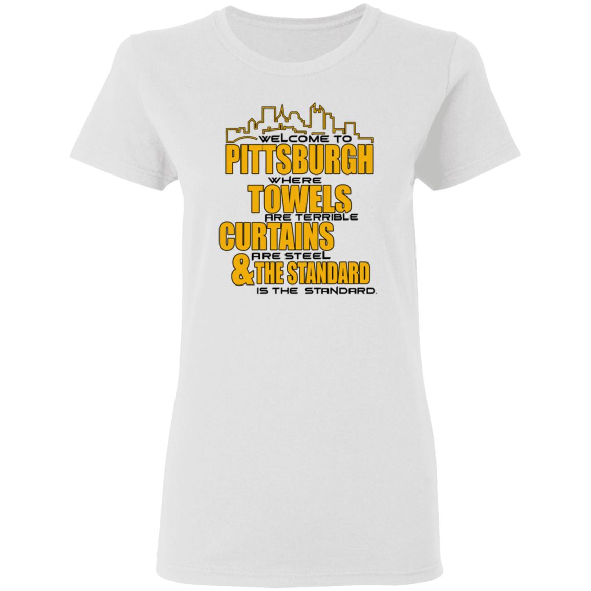 Welcome To Pittsburgh Shirt Dc4l Merch Shirt Pittsburgh Towels Curtains & The Standard Shirt Hoodie Sweatshirt - Teechipus