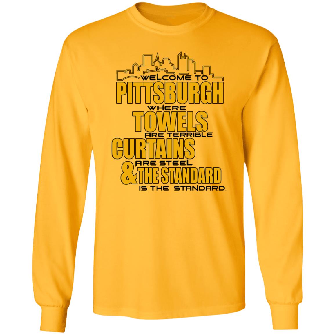Welcome To Pittsburgh Shirt Dc4l Merch Shirt Pittsburgh Towels Curtains & The Standard Shirt Hoodie Sweatshirt - Teechipus