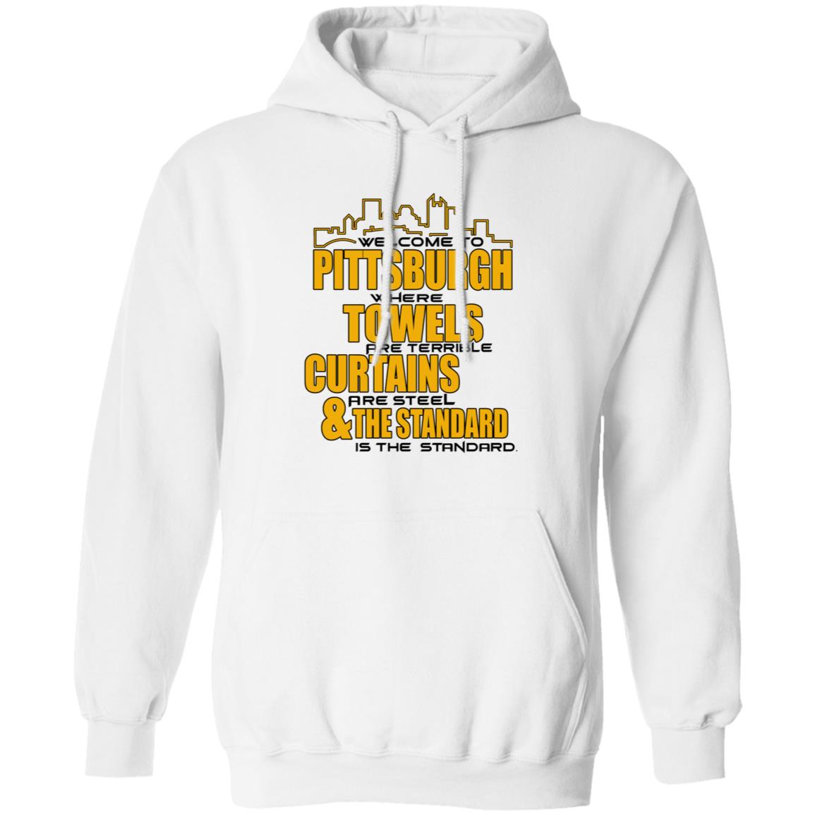 Welcome To Pittsburgh Shirt Dc4l Merch Shirt Pittsburgh Towels Curtains & The Standard Shirt Hoodie Sweatshirt - Teechipus
