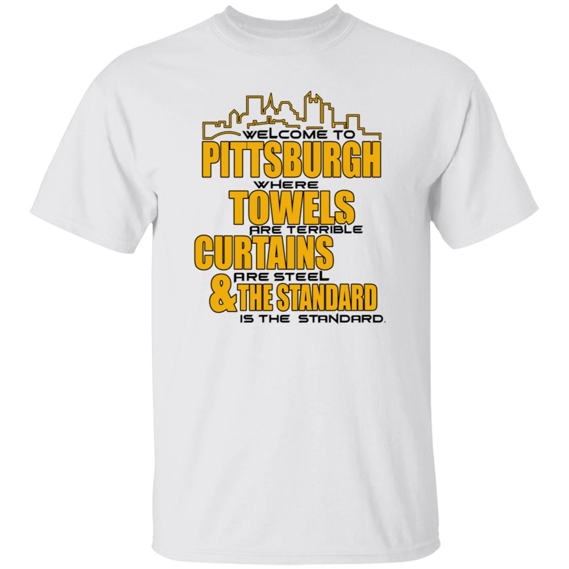 Welcome To Pittsburgh Shirt Dc4l Merch Shirt Pittsburgh Towels Curtains & The Standard Shirt Hoodie Sweatshirt - Teechipus