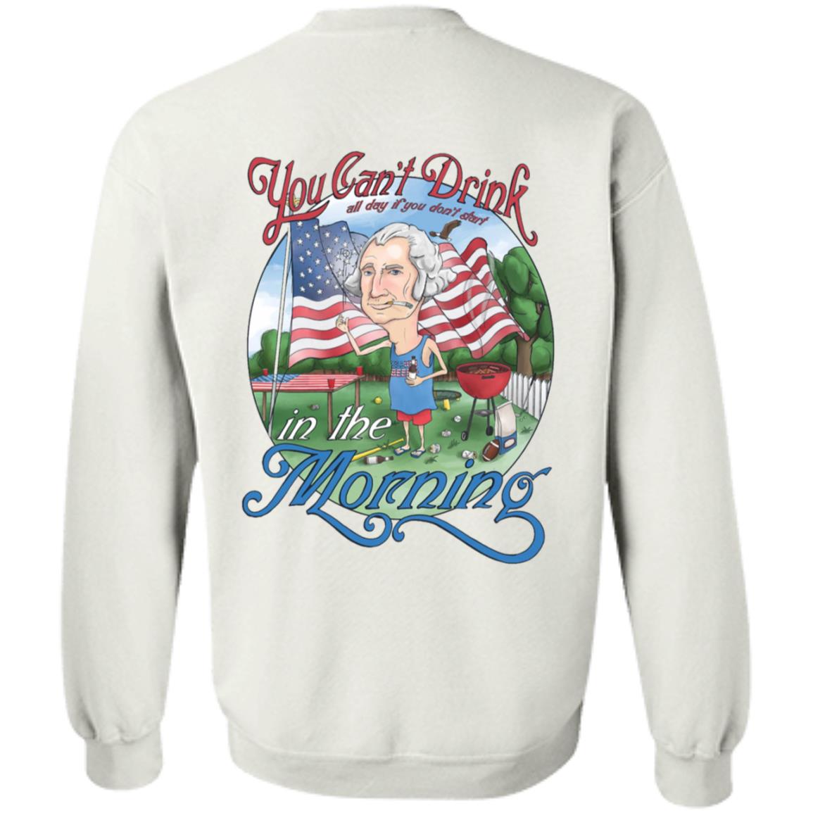 Barstool Can't Drink All Day George Washington Shirt Hoodie Sweatshirt - Teechipus