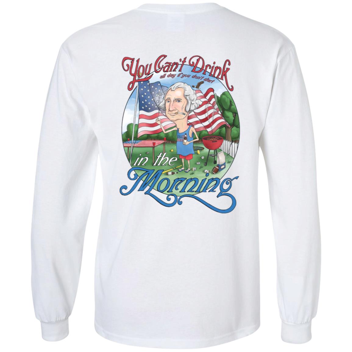 Barstool Can't Drink All Day George Washington Shirt Hoodie Sweatshirt - Teechipus