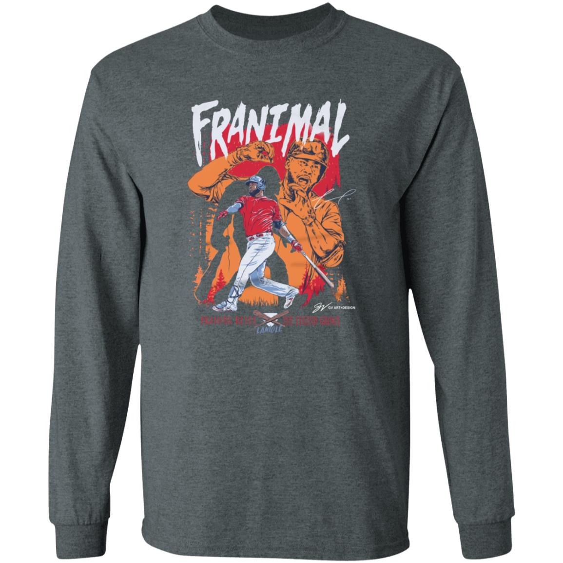 Franmil Reyes Franimal T Shirt Gvartwork Merch Cleveland Franmil Reyes Franimal Shirt Hoodie Sweatshirt - Teechipus