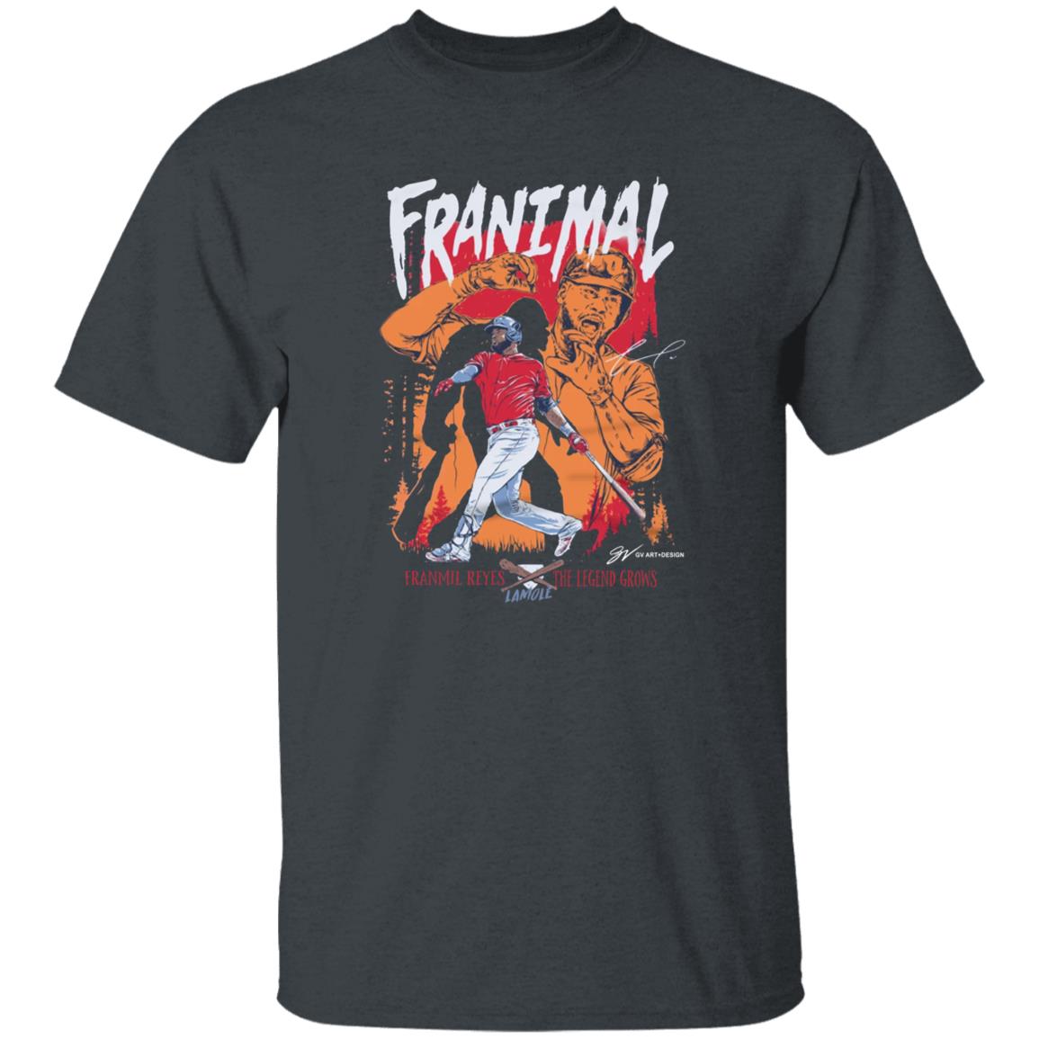 Franmil Reyes Franimal T Shirt Gvartwork Merch Cleveland Franmil Reyes Franimal Shirt Hoodie Sweatshirt - Teechipus