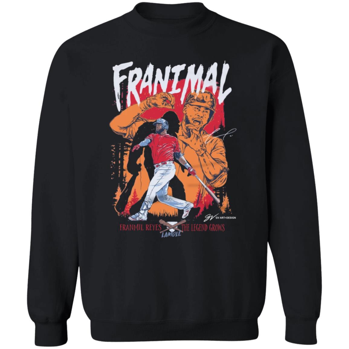 Franmil Reyes Franimal T Shirt Gvartwork Merch Cleveland Franmil Reyes Franimal Shirt Hoodie Sweatshirt - Teechipus