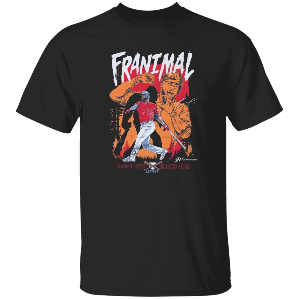 Franmil Reyes Franimal T Shirt Gvartwork Merch Cleveland Franmil Reyes Franimal Shirt Hoodie Sweatshirt - Teechipus