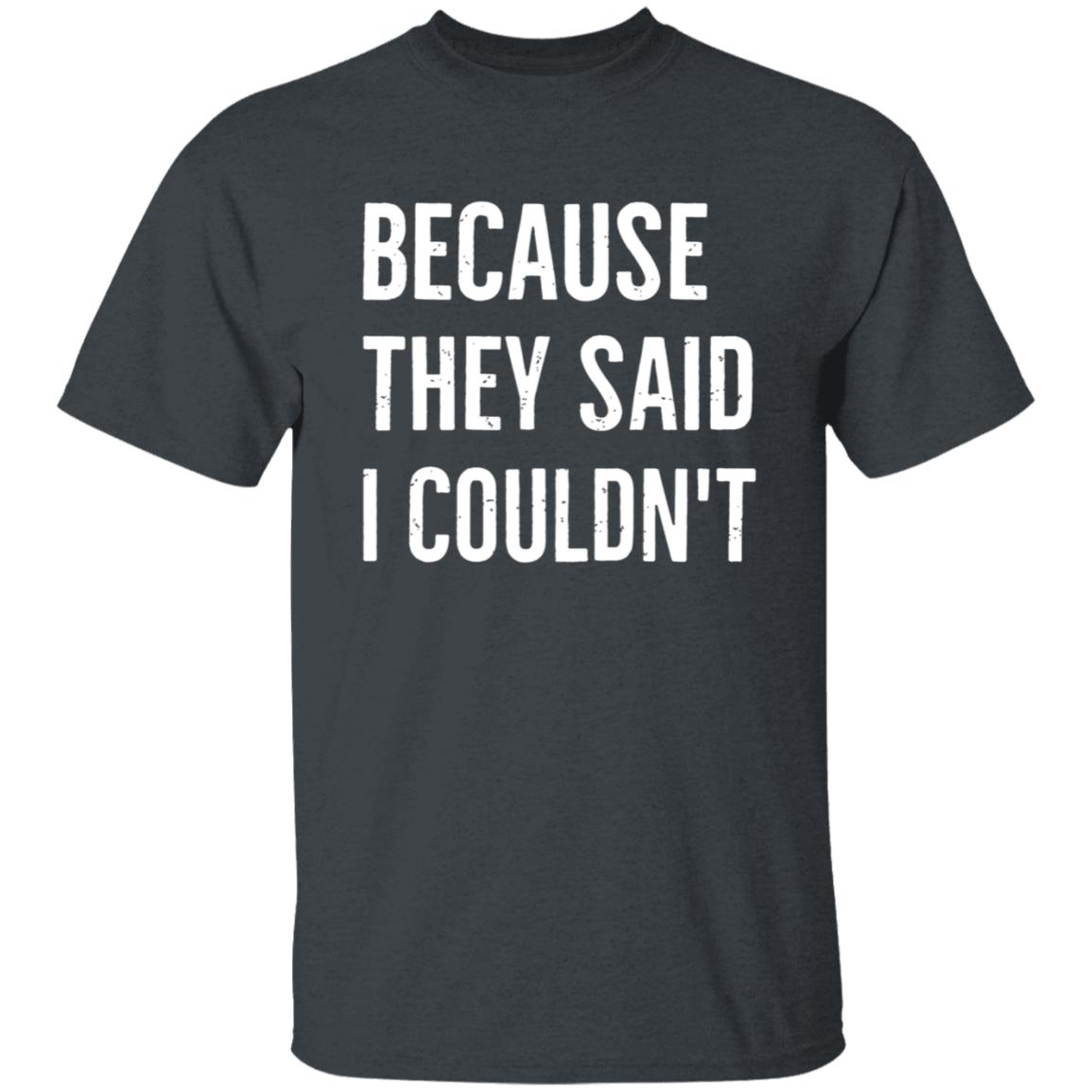 Because They Said I Couldn't Shirt Brandon Brooks Because They Said I Couldn't Shirt Hoodie Sweatshirt - Teechipus