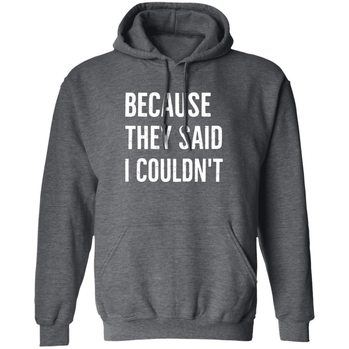 Because They Said I Couldn't Shirt Brandon Brooks Because They Said I Couldn't Shirt Hoodie Sweatshirt - Teechipus