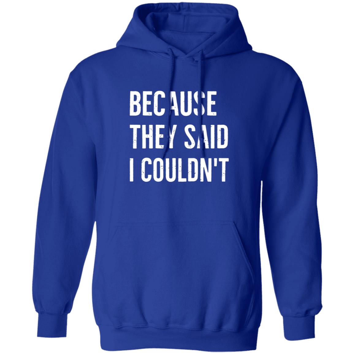 Because They Said I Couldn't Shirt Brandon Brooks Because They Said I Couldn't Shirt Hoodie Sweatshirt - Teechipus