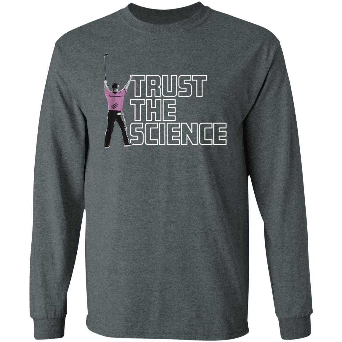 Bryson Dechambeau Shirt Gold Bryson Dechambeau Trust The Science Shirt Hoodie Sweatshirt - Teechipus