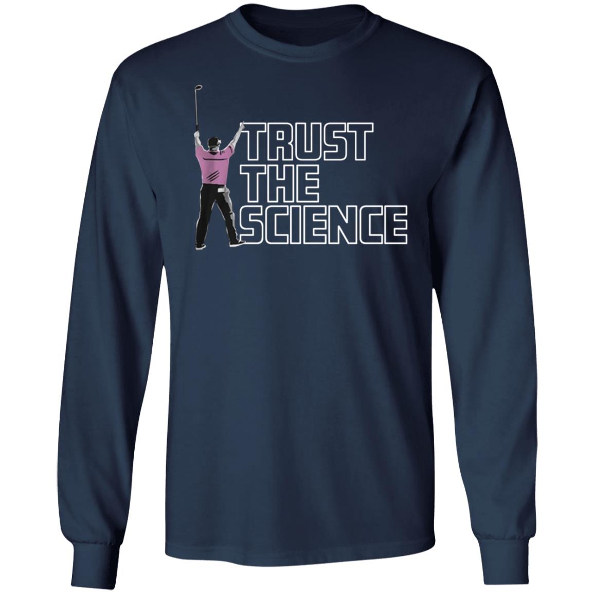 Bryson Dechambeau Shirt Gold Bryson Dechambeau Trust The Science Shirt Hoodie Sweatshirt - Teechipus