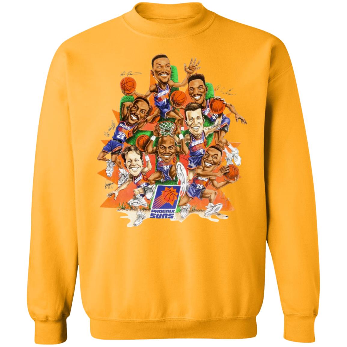 Devin Booker Shirt Devin Booker Vintage Phoenix Suns Caricature Hoop De-Doo Print T Shirt Hoodie Sweatshirt - Teechipus