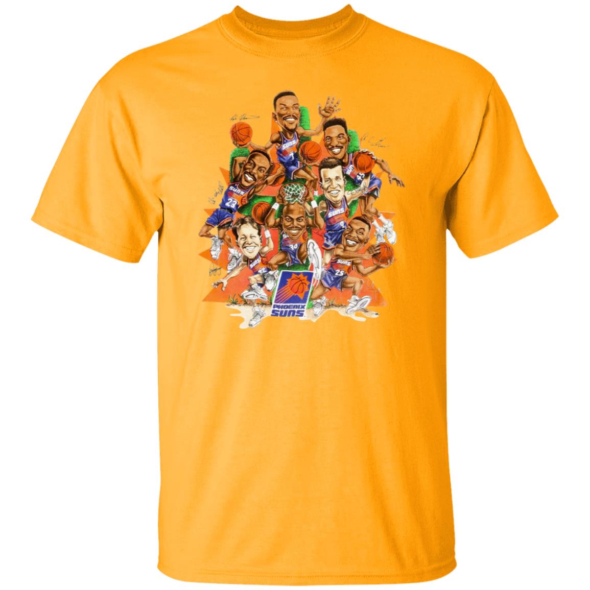 Devin Booker Shirt Devin Booker Vintage Phoenix Suns Caricature Hoop De-Doo Print T Shirt Hoodie Sweatshirt - Teechipus