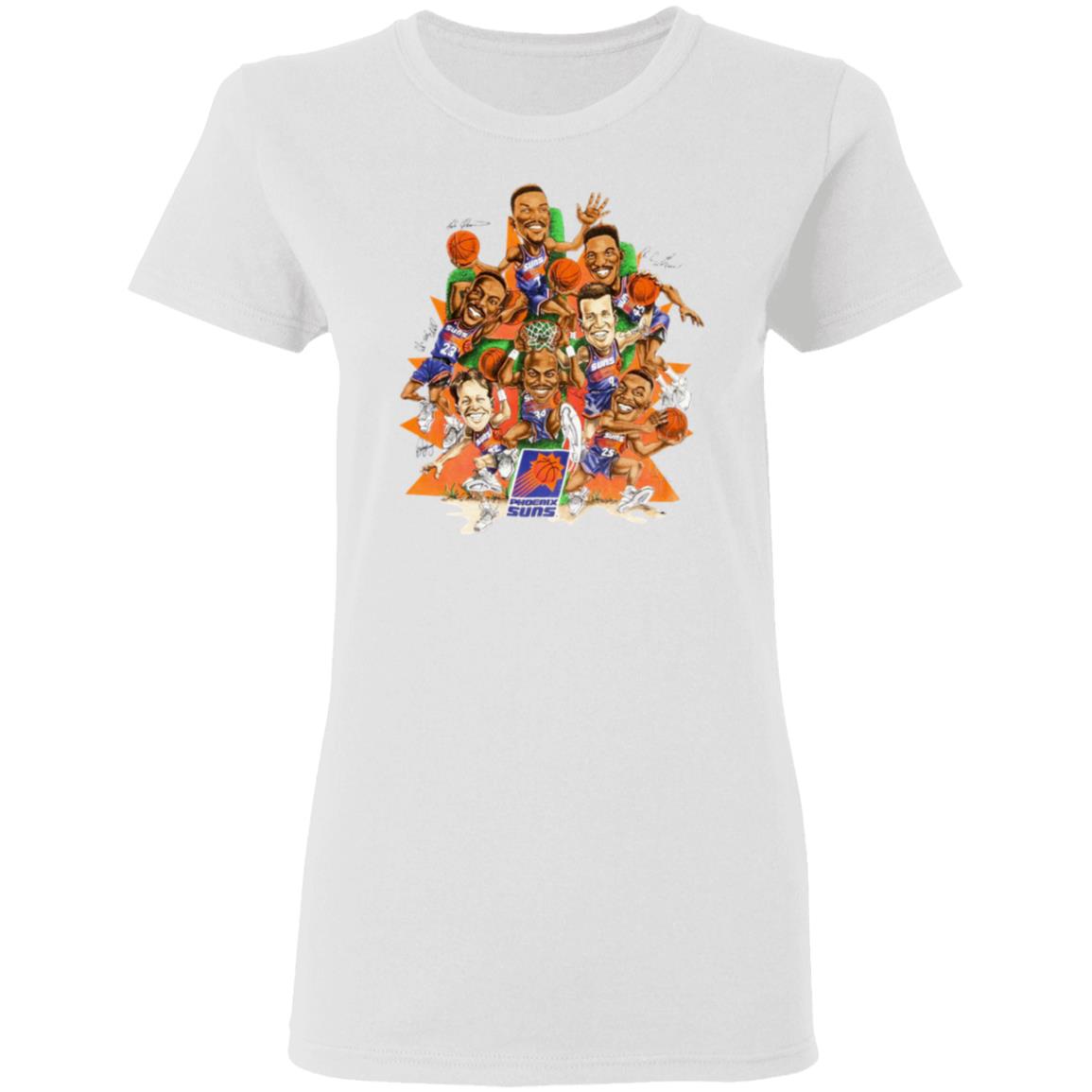 Devin Booker Shirt Devin Booker Vintage Phoenix Suns Caricature Hoop De-Doo Print T Shirt Hoodie Sweatshirt - Teechipus