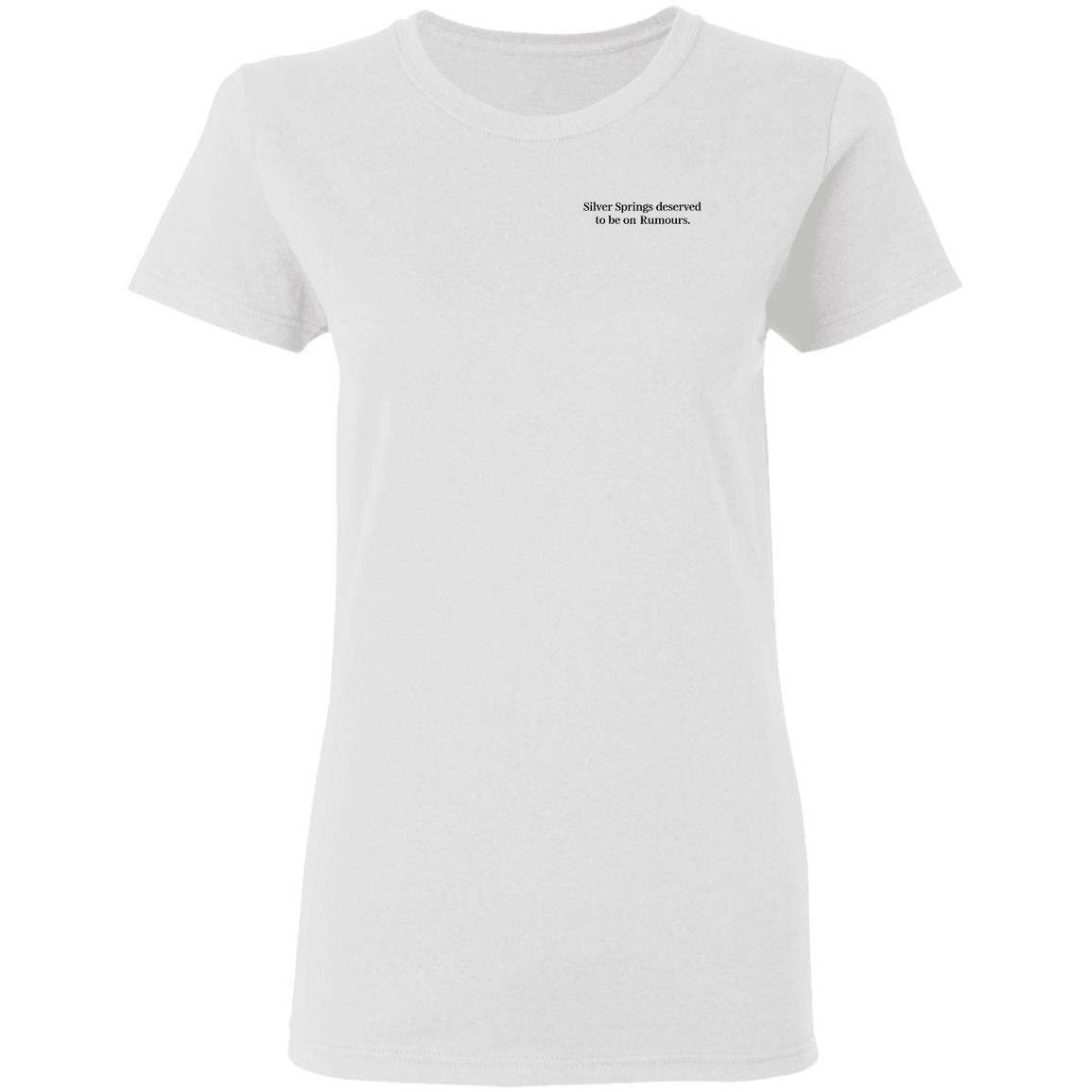 Silver Springs Deserved To Be On Rumours Shirt 1Followernodad Merch By Sophia Benoit Shirt Hoodie Sweatshirt - Teechipus