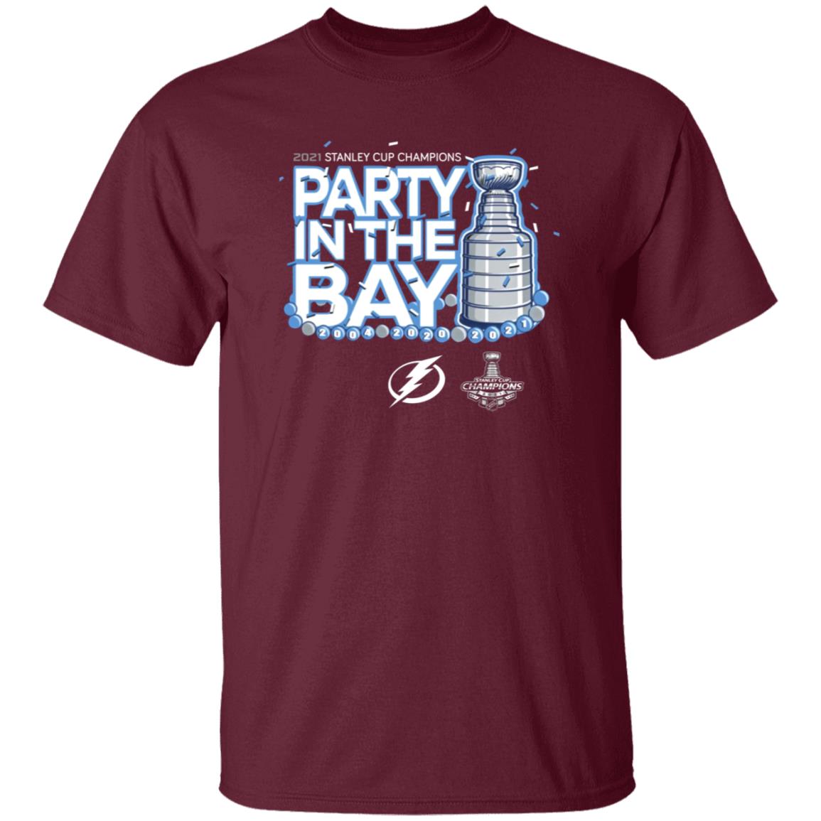 Party In The Bay 2021 Champions Shirt Steven Stamkos Ellieshirts Shop Party In The Bay Shirt Hoodie Sweatshirt - Teechipus