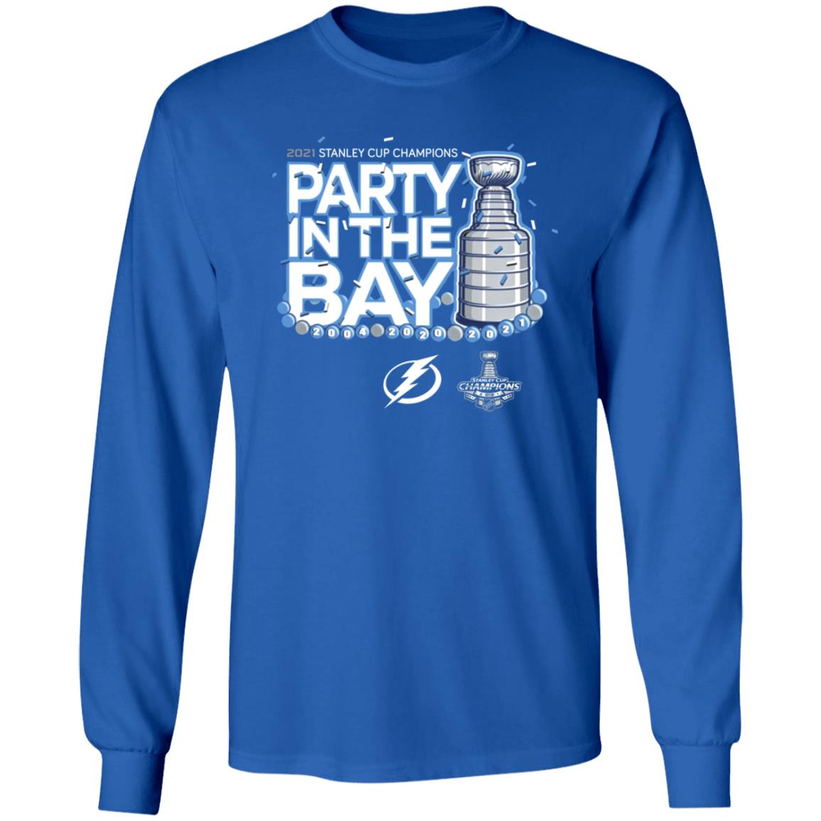 Party In The Bay 2021 Champions Shirt Steven Stamkos Ellieshirts Shop Party In The Bay Shirt Hoodie Sweatshirt - Teechipus